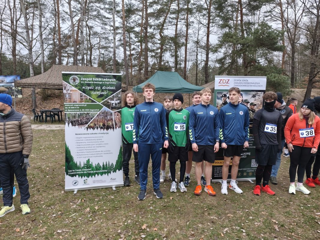 Start naszych uczniów w biegach przełajowych