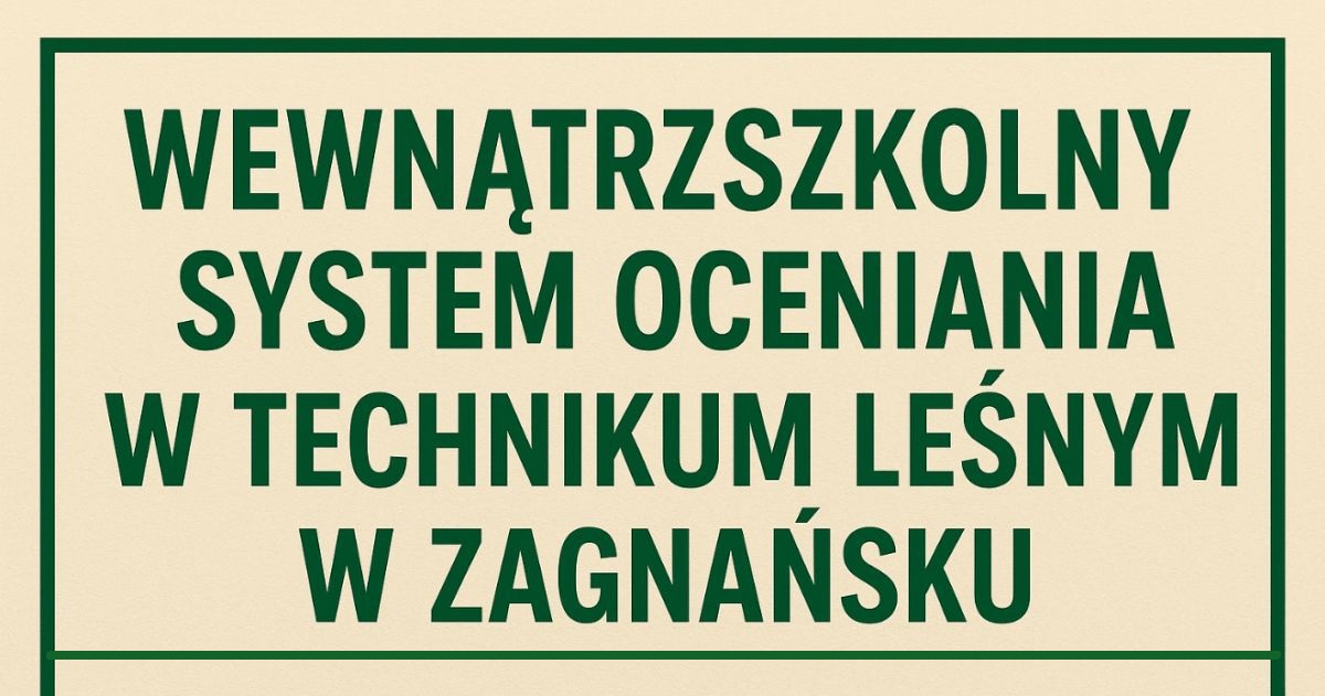 Wewnątrzszkolny system oceniania