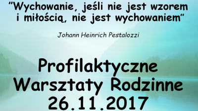 Zajęcia profilaktyczne 2017