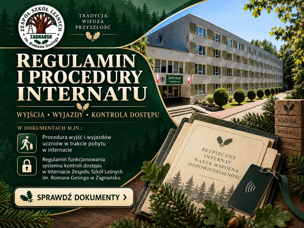 Regulamin porządkowy internatu