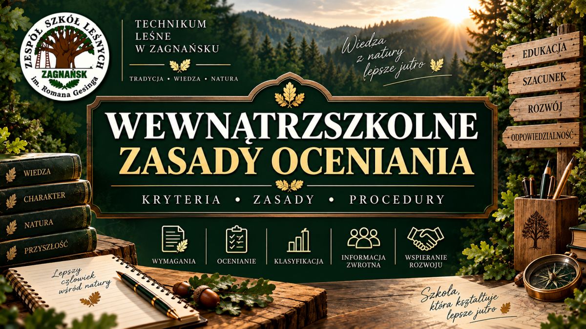 Wewnątrzszkolne zasady oceniania