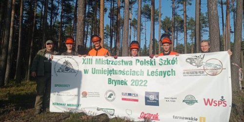 07-10-2022 XIII MISTRZOSTWA POLSKI SZKÓŁ W UMIEJĘTNOŚCIACH LEŚNYCH