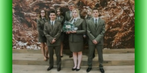 02-04-2019 Nasza szkoła z tytułem wicemistrza V Ogólnopolskiego Konkursu Języka Niemieckiego Szkół Leśnych